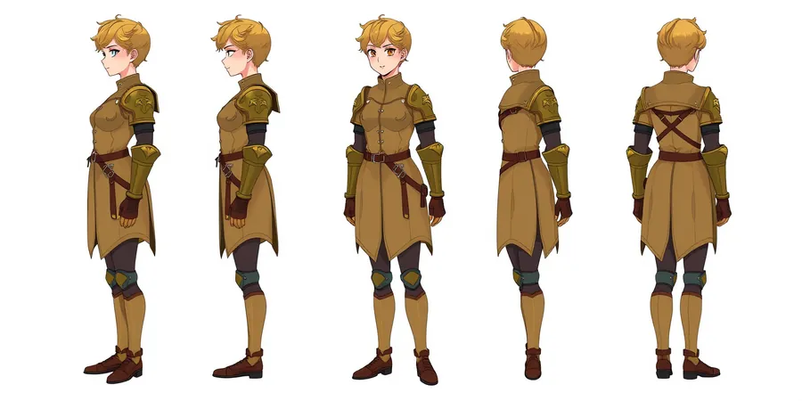 Reference sheet of Aelis of Dawn