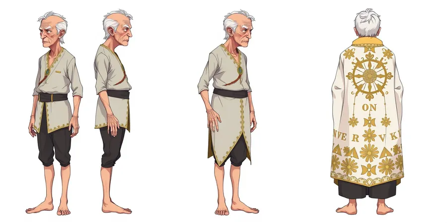 Reference sheet of The Hierarch, Cassiano IV